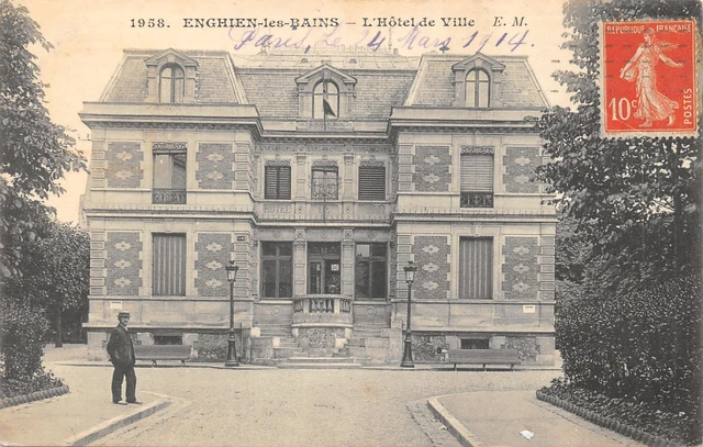 95-Enghien Les Bains-L Hotel De Ville-N�6032-C/0183