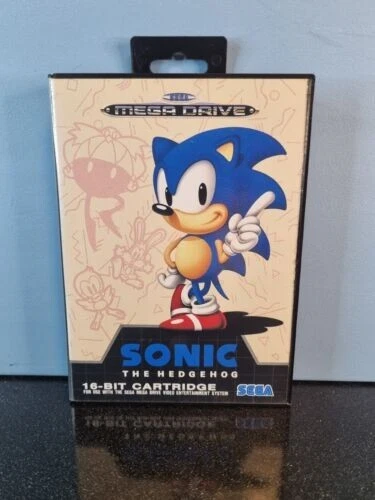 Sonic The Hedgehog (Sega Mega Drive, 1991) : cassette + boitier, sans