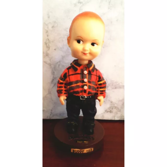 Lee Dungarees Jeans Buddy Lee Bobblehead Figurine Collectible Decor 8" Tall vtg