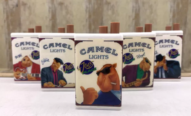 NOS Camel Lights Joe's Place Vintage Match Striker Cigarette Lot/Set of 5