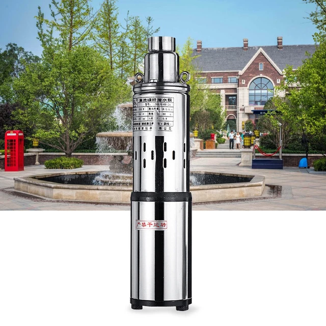 Solar Tiefbrunnenpumpe 24V 200W – Edelstahl, Bis Zu 30m Förderhöhe, Ideal Für Gartenbewässerung & Brunnen
