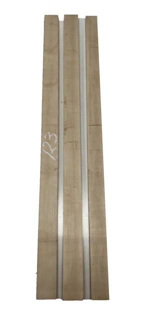 3 Pack, Hard maple Thin Stock Lumber Board-Wood Blanks, 36"x2"x3/8" #123