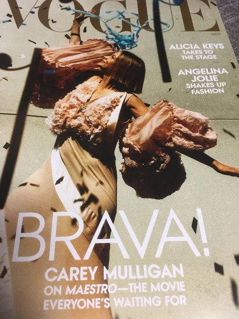 VOGUE MAGAZINE NOVEMBER 2023 Alicia Keys Angelina Jolie All 4 copies
