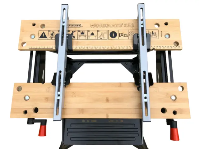 Work Bench Portable Clamps for mounting Power tools onto Workmate by Benchclaw