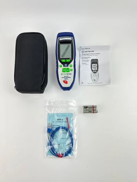 Digi-Sense 20250-91 Single-Input Thermometer w/ Physitemp RET-3 Probe