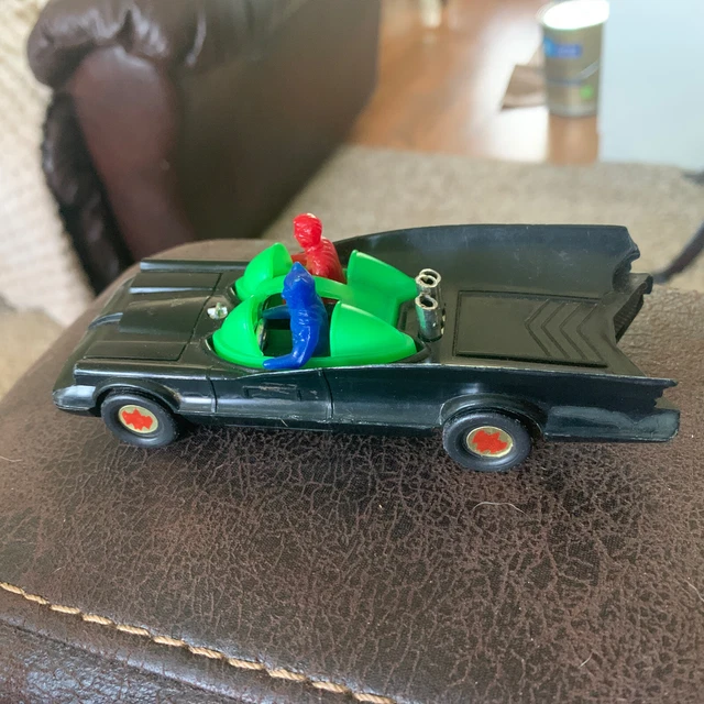 Vintage Batmobile Azrak-Hamway w Batman & Robin Plastic Hong Kong 1976 Vintage Batmobile Azrak-Hamway w Batman & Robin Plastic Hong Kong 1976