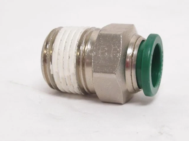 192065 New-No Box; Parker W68PW-8-8 Brass Male Connector; 1/2"PTC x 1/2NPT