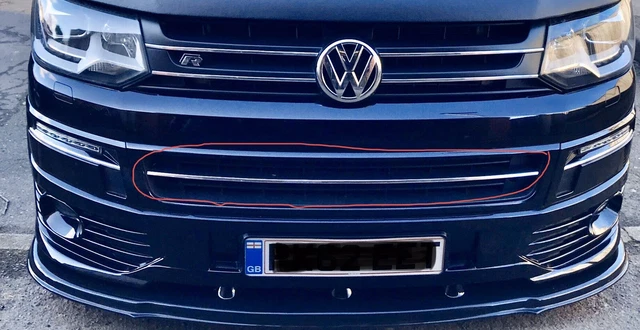 VW T5.1 Chrome Styling Front Bumper 3M Trim Lower Grill/Grille *CHEAPEST ON EBAY