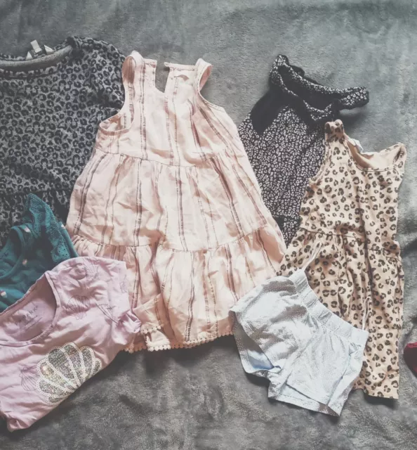 Girls Clothes Bundle. 3-4 Years.8 items.Next H&M Primark.