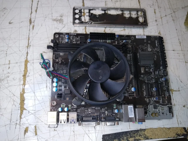 MOTHERBOARD MSI H81M PRO-VD LGA 1150 Micro ATX I/O Shield + HEATSINK £ ...