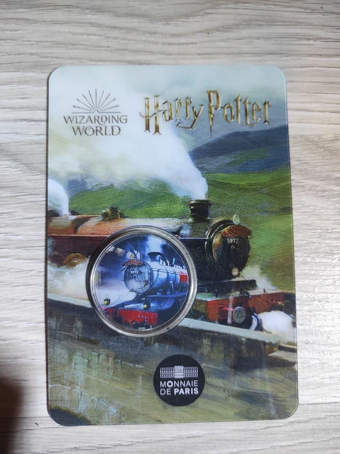 BLISTER MÉDAILLE HARRY Potter Train Poudlard 9 3/4 Colorée Epuisé 934 ...