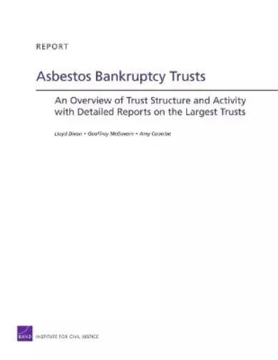 Amy Coombe Geoffrey McGovern Lloyd Dixo Asbestos Bankruptcy Trust (Tapa blanda)