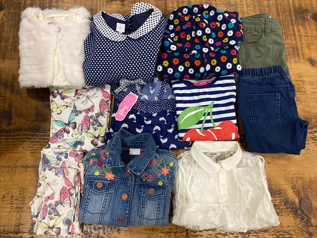 Pacchetto di vestiti per ragazze età 5-6 Jasper Conran, Primark M&S ecc. 11 pezzi