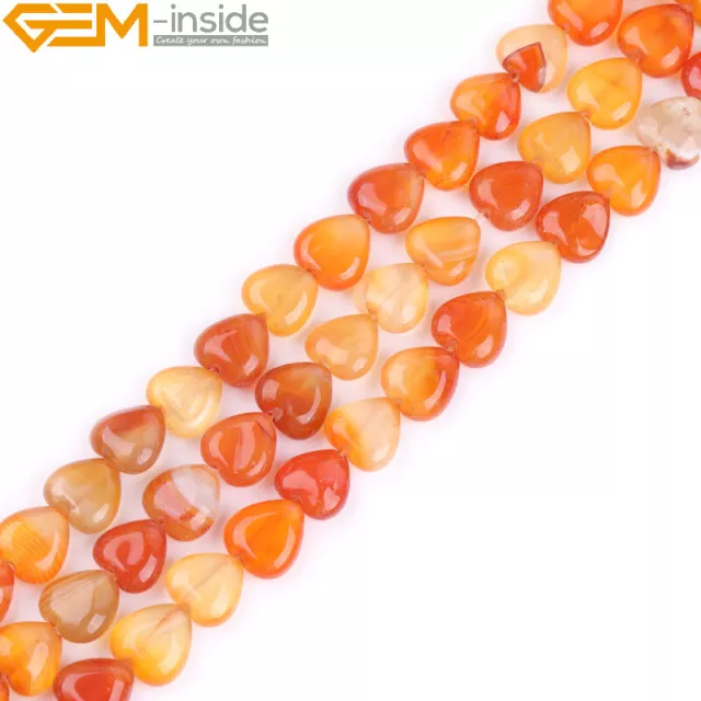 Natural Rose Quartz Aventurine Heart Shape Spacer Loose Beads Strand 15" 10mm