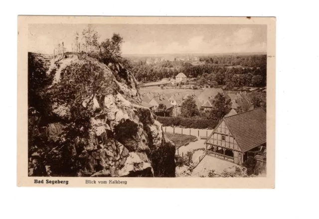 Ansichtskarte Deutsches Reich Bad Segeberg Blick vom Kalkberg 3. 9. 1930