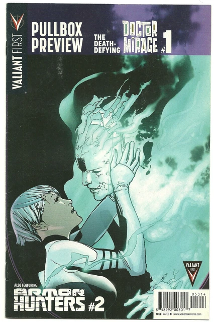 Valiant Pullbox Preview #5 July 2014 Doctor Mirage #1 Armor Hunters #2 VF