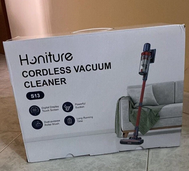HONITURE Aspirapolvere Senza Fili 450W/33Kpa, Scopa Elettrica Senza Fili Potente