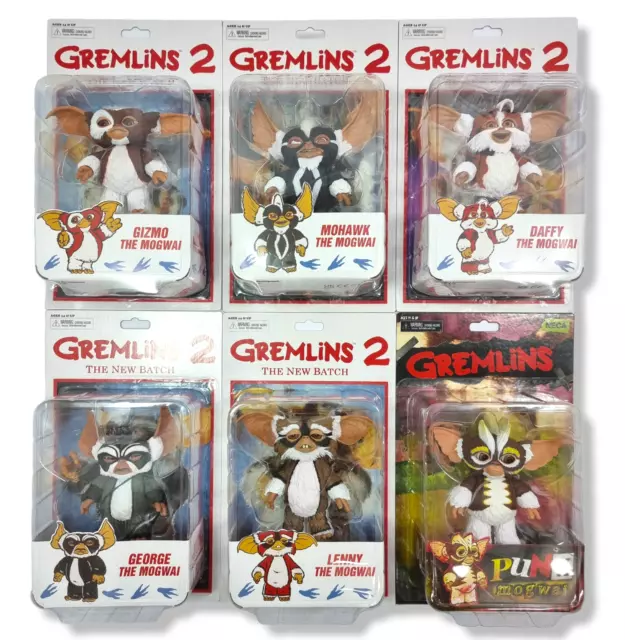 Gremlins Mogwai 7" Inch Action Figures by NECA - Official - 6 To Choose From