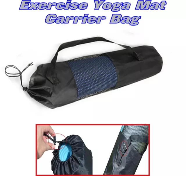 Nuovo tappetino yoga borsa portatore rete nylon cinghia regolabile esercizio lavabile