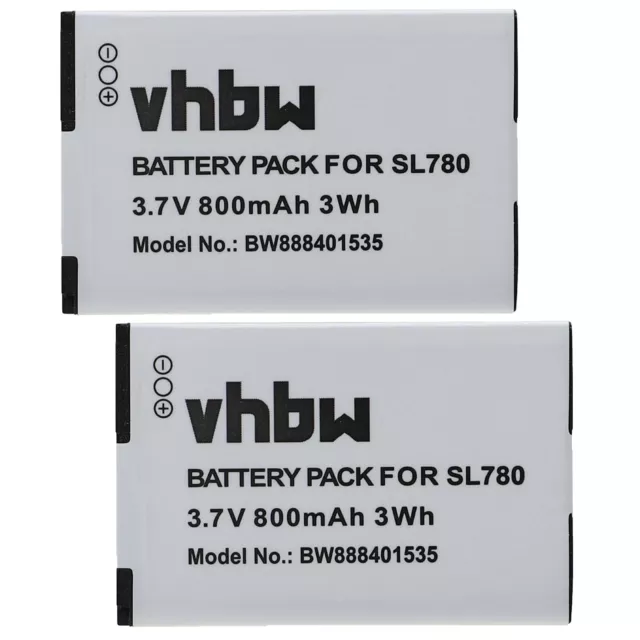 digibuddy Batterie Li-ion pour Siemens Gigaset SL78 / SL78H / SL780 / SL785  / SL788 / SL400 / SL400A / SL400H / SL610H