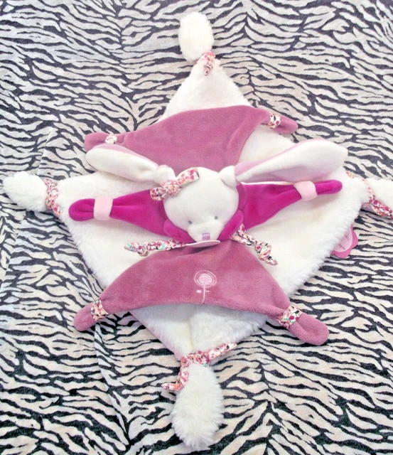 Cd/ Doudou Et Compagnie Lapin Cerise Blanc Rose Violet Fleur Neuf 8 Dispo