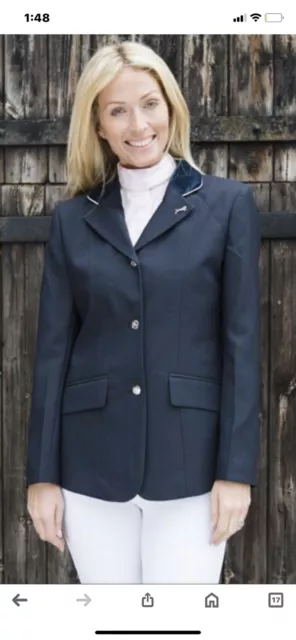 sherwood forest competing navy show jacket