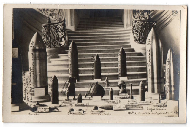 CPA 54 - NANCY (Meurthe and Moselle) - shell exhibition at City Hall 1916