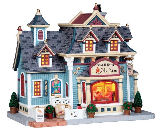 Lemax Village Collection Marie's Nail Salon #05065