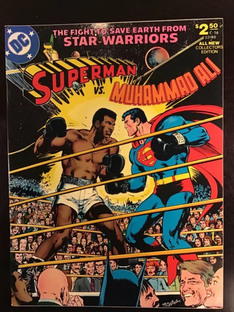 Superman Vs. Muhammad Ali C-56 (1978) Neal Adams DC Oversized LG