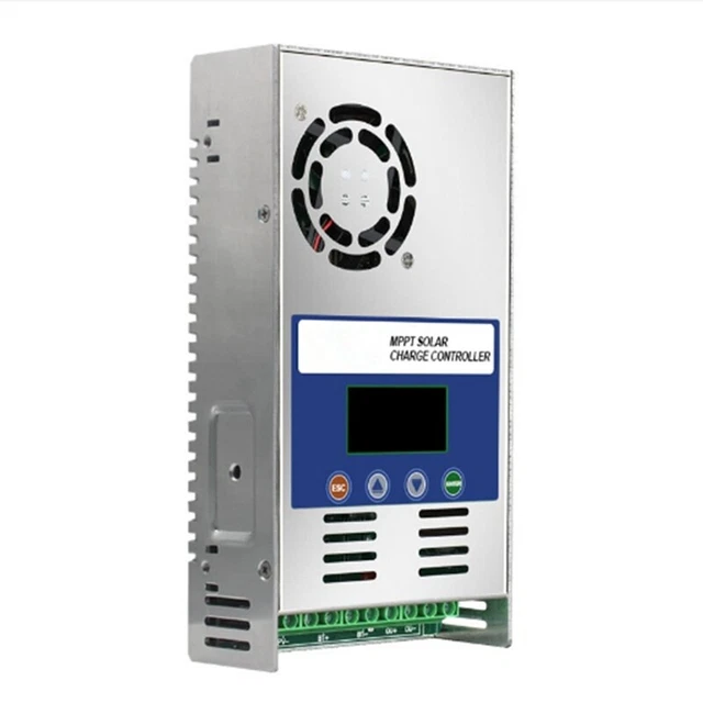 Controlador de carga solar 60A MPPT carga 12V 24V 36V 48V batería automática LCD R4K7