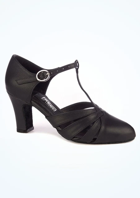 Freed Danse Chaussures Salle de Bal Latin Havane Orteil Fermé T Daim Semelle -