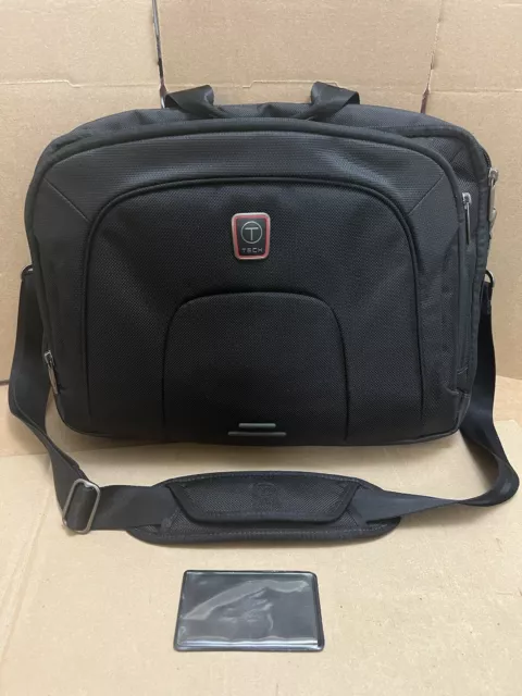 Tumi T-Tech Laptop Carry On Briefcase Messenger Bag Organizer 67116D Black
