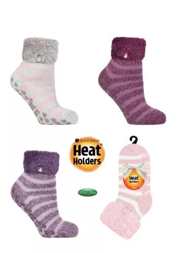 Ladies Thermal Warm Heat Holders Gripper Lounge Bed Socks AUCKLAND