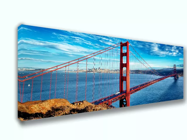 Golden Gate Bridge San Francisco Picture Canvas Print Home Decor Wall Art