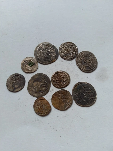 lot of 10 Hungarian coins