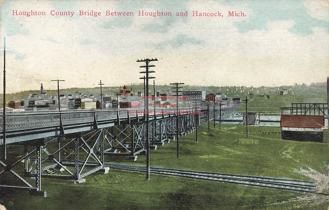 MI, Hancock, Michigan, Houghton County Bridge, Yellow Front Curio Store Pub