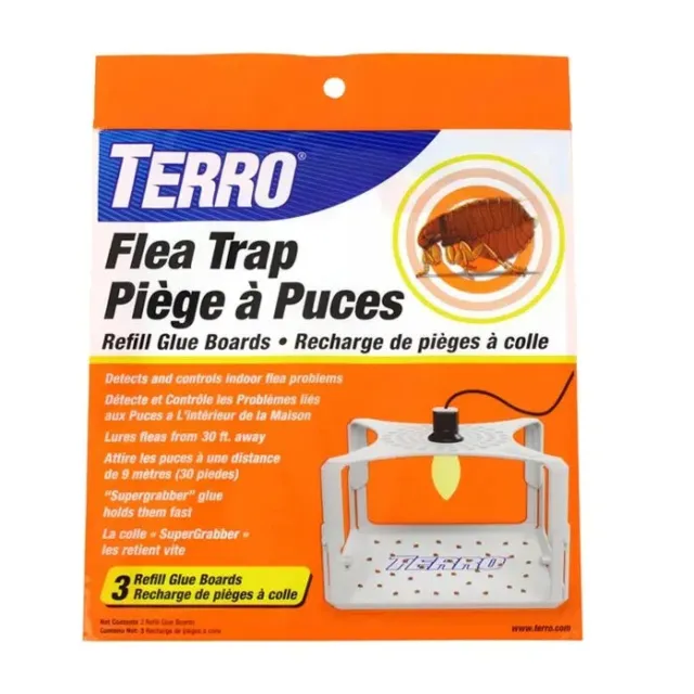 2 pack - 6 boards refills Terro Flea Trap Refills Flea Control  _only boards 2