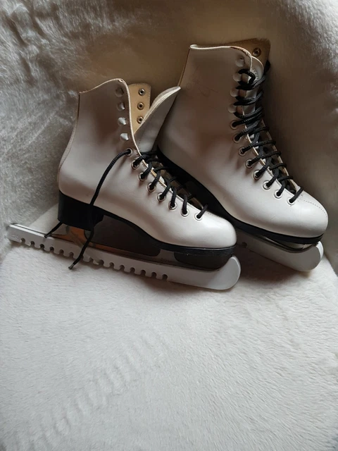 Paire De Patins À Glace Cortina Sport Patinage Artistique Suria Bonaly Vintage