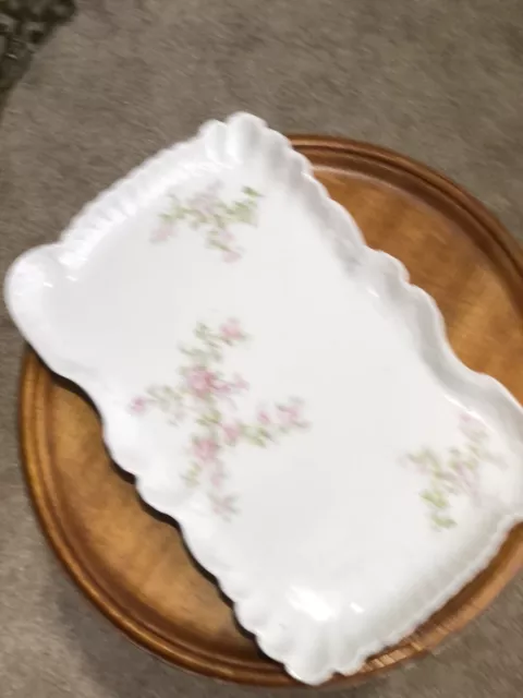 Vintage china dressing table tray