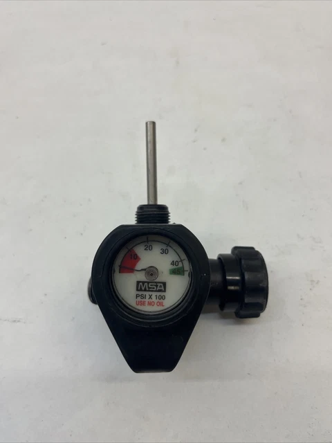MSA 4500 psi Cylinder Valve Assembly SCBA Bottle TANK GAGE CGA347 AIR GUN PCP