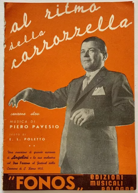 Spartito - Al Ritmo Della Carrozzella - Duo Fasano Sanremo 1952