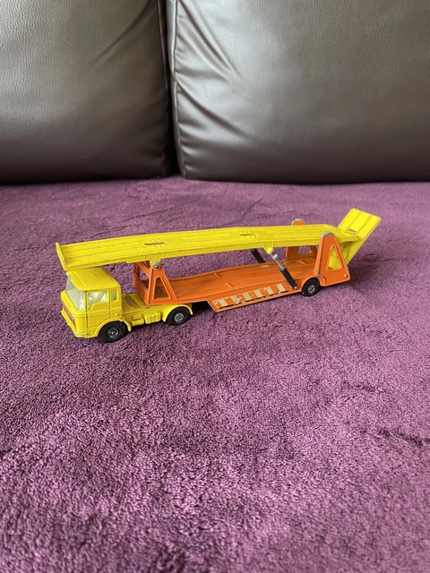 MATCHBOX SUPER KINGS DAF CAR TRANSPORTER No K-11 VINTAGE DIECAST MODEL ...