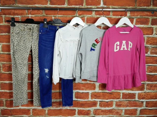 Girl Bundle Age 4-6 Years Next R Island Gap Mng Jeans Sweater T-Shirt Pink 116Cm