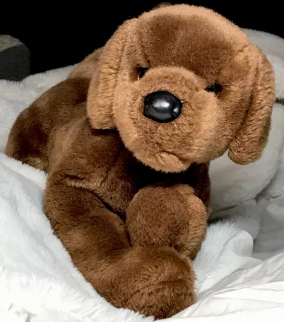 Chocolate Lab Plush Puppy Dog Stuffed Animal Douglas Cuddle Toys Silky Soft