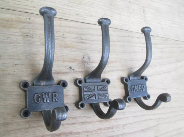 Cast Iron Vintage Industrial Style Hat & Coat Hook Hanging Peg Coat Rack Hook