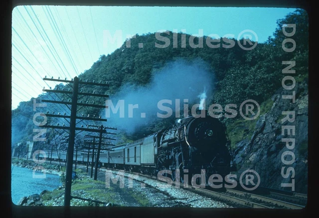 Duplicate Slide NYC New York Central 4-6-4 Hudson Passenger Action