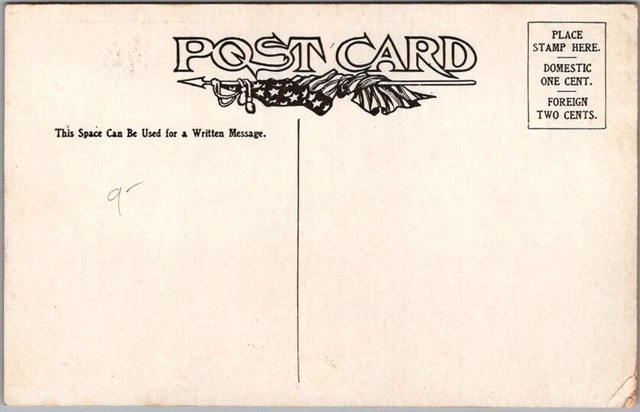 Vintage 1910s FORT LUPTON, Colorado Postcard Main Street / Downtown Scene UNUSED 2