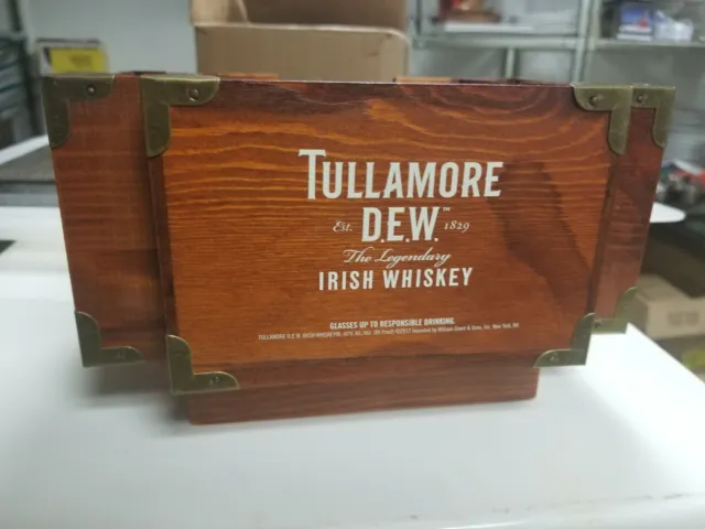 Tullamore Dew RED SOX Napkin  Caddy Irish Whiskey Man Cave Bar New