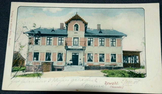 51997 AK Ostsee Rewahl Haus Dünenhof 1897 Stettin Pommern