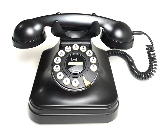 GRAND PHONE BY Pottery Barn Push Button Black £22.48 PicClick UK